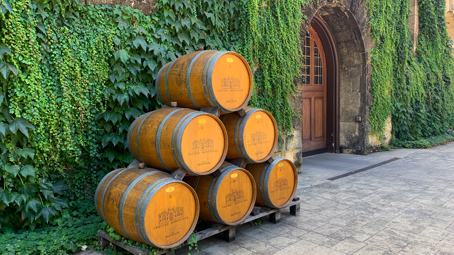 Wine Barrels in Napa